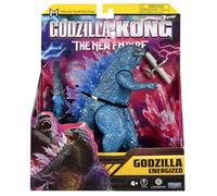 MonsterVerse Godzilla x Kong: il nuovo impero, personaggio d'azione Energized Godzilla da 15 cm, iconico personaggio del film da collezione, con drone da combattimento da 6,4 cm, adatto per bambini
