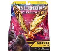MonsterVerse Godzilla x Kong: il nuovo impero, personaggio d'azione Mothra da 15 cm, iconico personaggio del film da collezione, incluso Mini JIA da 2,5 cm, adatto per bambini dai 4 anni in su