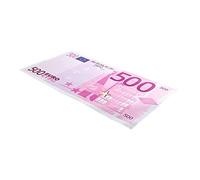 Monsterzeug Telo mare 500 euro, telo da bagno in microfibra con stampa di denaro, asciugamano per fitness, sauna, yoga o viaggi, assorbente e ad asciugatura rapida, 180 x 90 cm