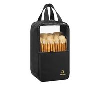 MONSTINA Borsa organizer per pennelli da trucco, grande capacità, portatile, supporto per pennelli da trucco, custodia per pennelli da trucco professionale per artisti, custodia antipolvere in TPU