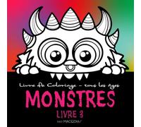 MONSTRES - Livre 3: Collection 105 Mini Monstres - Coloriage - Kirerah Books