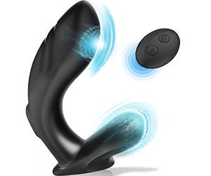 MONSTRUNO Stimulatore vibratore anale con 10 vibrazioni e 5 modalità di tocco, MONSTRUNO radiocomandato ad alta frequenza, vibratore anale, giocattolo sessuale anale per uomini, donne e coppie