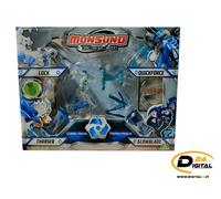 MONSUNO BATTLE PACK 4PZ LOCK QUICKFORCE CHARGER GLOWBLADE Giochi Preziosi