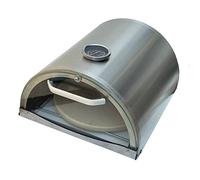 Mont Alpi MASPB - Forno per pizza in acciaio inox, leggero, universale, portatile, adatto a tutte le griglie da cucina a gas da incasso e da esterno, fornito con 1 pietra per pizza