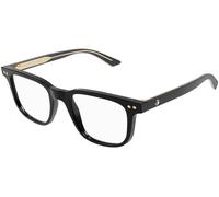 Mont Blanc MB0256O 005, Nero, RECYCLED acetate, Uomini occhiali 53