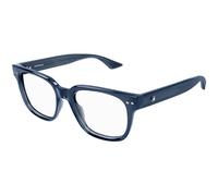 Mont Blanc MB0321O 004, Blu, RECYCLED acetate, Uomini occhiali 53