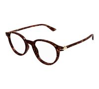 Montblanc Uomo MB0340O 002 Montature da vista Acetato Havana Trasparente Squadrata