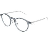 Montblanc Mb0426o Occhiali Da Vista Uomo Grigio Rotondo