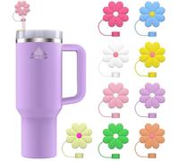 Mont-Clair 9 Copri Cannuccia in Silicone + Coperchio Protettivo per Cannuccia per Bicchieri Stanley + Compatibili con Bicchieri Tappi per Cannucce per Bicchieri 30 & 40oz e Borracce