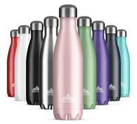 Mont-Clair Borraccia Termica 1L in Acciaio Inox, Borracce Termiche - 12h di Bevanda Calda e 24h di Bevanda Fredda - Senza BPA, Bottiglia Acqua, Borraccia 1L Rosa