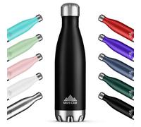 Mont-Clair H2O Borraccia Termica 1L in Acciaio Inox, Borracce Termiche - 12h di Bevanda Calda e 24h di Bevanda Fredda - Senza BPA, Bottiglia Acqua, Borraccia 1L Nera