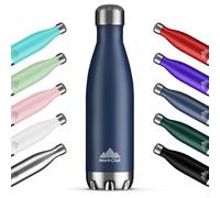 Mont-Clair H2O Borraccia Termica 500ML in Acciaio Inox, Borracce Termiche - 12h di Bevanda Calda e 24h di Bevanda Fredda - Senza BPA, Bottiglia Acqua, Borraccia 500ML Blu scuro