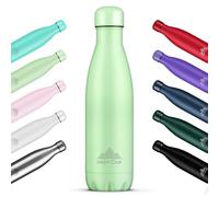 Mont-Clair l'O Borraccia Termica 500ML in Acciaio Inox, Borracce Termiche - 12h di Bevanda Calda e 24h di Bevanda Fredda - Senza BPA, Bottiglia Acqua, Borraccia 500ML Verde chiaro