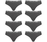 MONT EMILIAN " Colmar " Donna Intima Mutandine Perizoma 8er-Pack Nero Beige