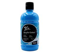 MONT MARTE Colore Acrilico Flacone 500ml - Blu Ceruleo