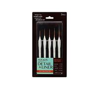 MONT MARTE Detail & Liner Brush Set, Legno, Standard, L
