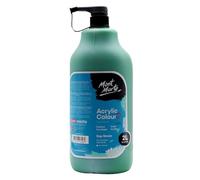 Mont Marte Discovery School Acrilico, Verde Linfa, 1/2 gallone (2 litri). Ideale per studenti e artisti. Eccellente copertura e rapida essiccazione. Coperchio a pompa incluso