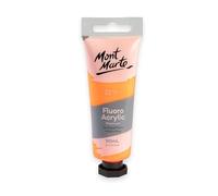 MONT MARTE Fluoro - Vernice acrilica, 50 ml, colore: arancione