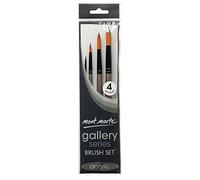 MONT MARTE Gallery Series - Set di pennelli in legno, standard, L