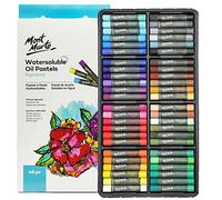 MONT MARTE Pastelli a olio idrosolubili in scatola di latta, 48 pezzi, 48 colori assortiti, ottima miscelazione e stratificazione, forniti in custodia, ideali per arte, artigianato, colorazione e
