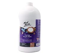 Mont Marte Premium Pouring vernice acrilica, 2 l, bianco titanio, vernice acrilica pre-mista, adatta per una varietà di superfici, tra cui tela allungata, legno, MDF e argilla per asciugare all'aria.