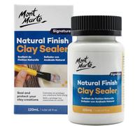 Mont Marte Vernice opaca per Pasta Modellabile - 120 ml | Finitura trasparente per gioielli, decorazioni e sculture in argilla