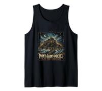 Mont Saint Michel France Gothic Vibes Vintage Inspired Canotta