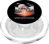 Mont Saint Michel France Normandy Catholic Travel Lover PopSockets PopGrip per MagSafe