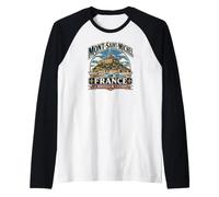 Mont-Saint-Michel Francia La meraviglia del West Maglia con Maniche Raglan