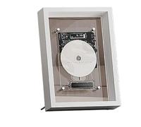 Montabile a parete lettore CD Photo Frame con telecomando, Bluetooth 5.0/3.5mm AUX Output per la casa o l'ufficio, cornice musicale decorativa
