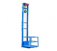 Montacarichi A Parete, Tavolo Con Piattaforma Elevatrice Elettrica, Piattaforma Elevatrice Elettrica Portante Da 400 Kg (880 Lbs), Con Telecomando(Blue,6.56 FT Lifting Height)