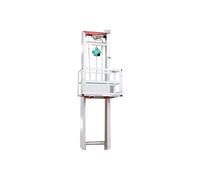 Montacarichi Piccolo ascensore elettrico for merci, piattaforma di sollevamento su rotaia for guida carico e scarico magazzini fabbriche domestiche Piattaforma di sollevamento materiali