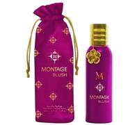Montage Blush, Eau de Parfum, Profumo da Donna, Natural Spray, 100ml, Persistenza Intensa, Raffinata, Floreale e Aromatico