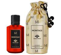 Montage Tobacco Rouge Eau de Parfum Natural Spray 100ml Fragranza Unisex Persistenza Intensa