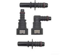 Montaggi di nylon neri 9.49mm della linea del combustibile per il nero del | Include connettori dritti e angolati, adattatori maschio, meccanismo di bloccaggio sicuro, struttura in nylon nero