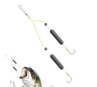 Montaggi per Pesce Gatto | Galleggiante Inverso Doppio Amo Tackle Surf,Attrezzature Da A Mosca per Jigging Il Trolling Escursionismo