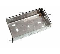 Montaggio a Filo Metallo Alloggiamento Elettrico Contenitore Doppio 2 Banda