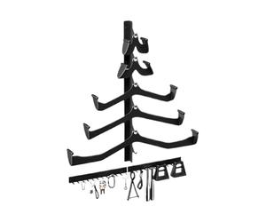 Montaggio A Muro Per Barra Lat Machine- 1200 G Organizzazione Domestica A 5 Pezzi Da Parete | Rack Palestra Per Barra Trazioni | Rack Di Archiviazione Per Accessorii Cavi Domestico Manubri Cavi