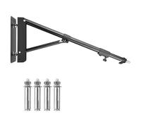 Montaggio a parete Braccio triangolare Supporto per luce Fotografia Luce stroboscopica Monoluce Softbox Riflettore Anello leggero Lega di alluminio Capacità di carico 5 kg (Lunghezza 102 cm-180 cm)