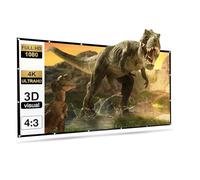 Montaggio a parete per schermo del proiettore,Schermo 4K HD da 150 pollici - Apparecchio con display di proiezione per l'istruzione di presentazione del teatro home cinema