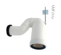 Montaggio a parete Shifter Pipeline Tubo fognario Giunto WC Curva Shifts Tubo Offset WC Flangia Scarico Ristrutturazione Presa Home Plumbing Direzione Connettore