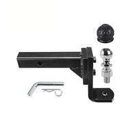 Montaggio a sfera a da 2 pollici for la palla traino con di e puntini for il ricevitore del gancio Camper Camion Trailer Parts Auto Accessories Caravan Trazione Fluida(Set With 2 Inch Ball)