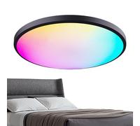 Montaggio a soffitto degli infissi, soffitto LED | Lampada a LED con telecomando lampada dimmerabile - 3000K-6500K