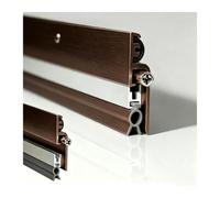 Montaggio A Superficie Ufficio Guarnizione Sottoporta Automatica | Alluminio, Camera Da Letto, Sala Conferenze, Riduce Le Correnti D'aria, Riduzione Del Rumore, Protezione Dei Pavimenti