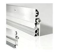 Montaggio A Superficie Ufficio Guarnizione Sottoporta Automatica | Alluminio, Camera Da Letto, Sala Conferenze, Riduce Le Correnti D'aria, Riduzione Del Rumore, Protezione Dei Pavimenti