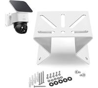 Montaggio angolare in acciaio inox di alta qualità per telecamere PTZ - Copertura massima 270° - Adatto per Eufy SoloCam S340, Reolink TrackMix, Tapo C425/C500, AOSU PTZ - Resistente alle intemperie