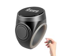 Montaggio - Contare | Anello di Coppia di Contatore di Dita A 4 Cifre con Grande Schermata Digitale | Aiuta A Contare Preghiera Portatile | Numeri per Meditazione, Rilassamento,