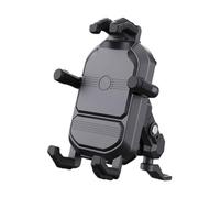 Montaggio Del Telefono Cellulare Motociclistico - Porta Di Morsetto Regolabile Che Assorbi L'ammortizzatore Con Design Anti -furto | Supporto Telefonico Durevole Per Scooter ATV Dirtbike Riding Cyclin