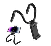 Montaggio del telefono passeggino - morsetto manubrio, supporto flessibile | Attacco del tubo per carrozzina, scooter, bici da esercizio, configurazione Zwift, supporto per impugnatura sicura com