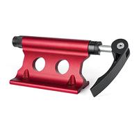 Montaggio della forcella anteriore della bici, 18x8x7cm/7.1x3.1x2.8 In lega di alluminio a rilascio rapido in alluminio con cuscinetto per auto blocco per bici per la fissazione (Rosso)